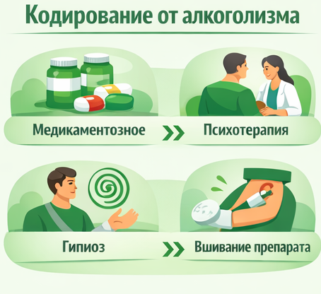 кодирование от алкоголизма в Кремёнках Санати